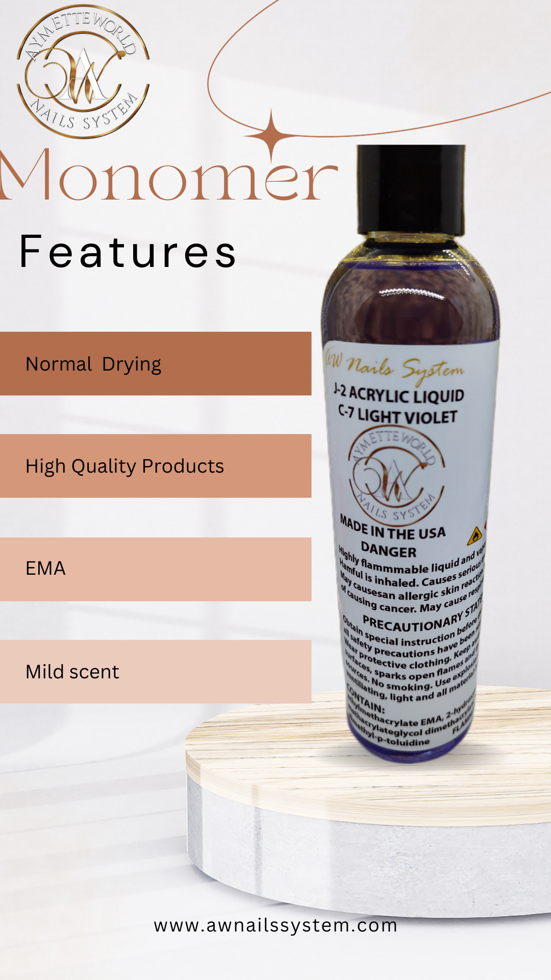 Monomer liquid EMA 8 oz