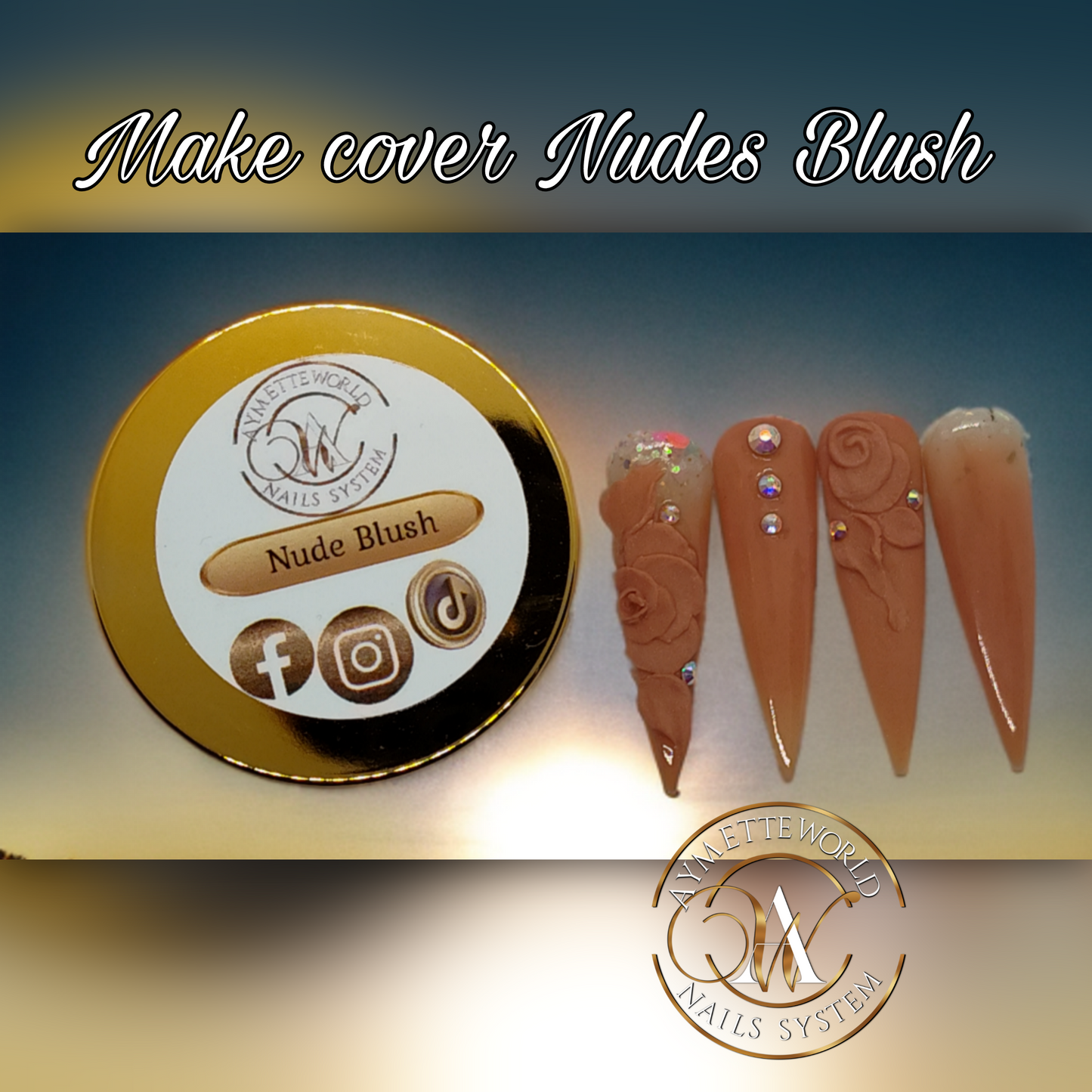 Make cover Nudes Blush 1.2 oz