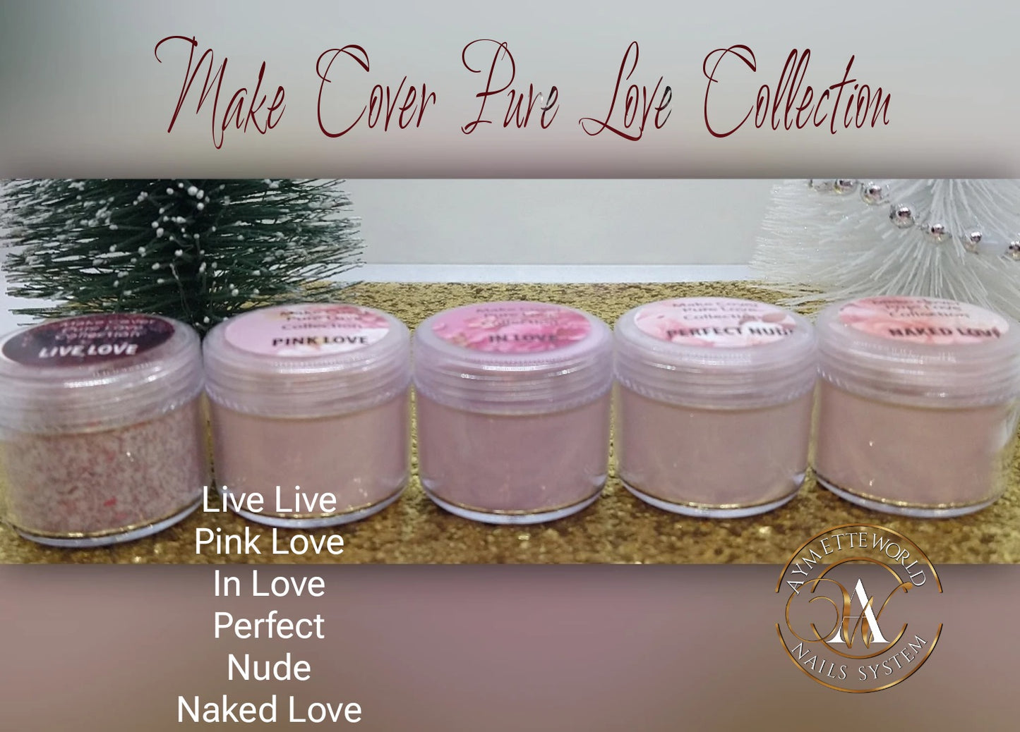 Acrylic Powder Collections Variety 10g, 20g, 1 oz