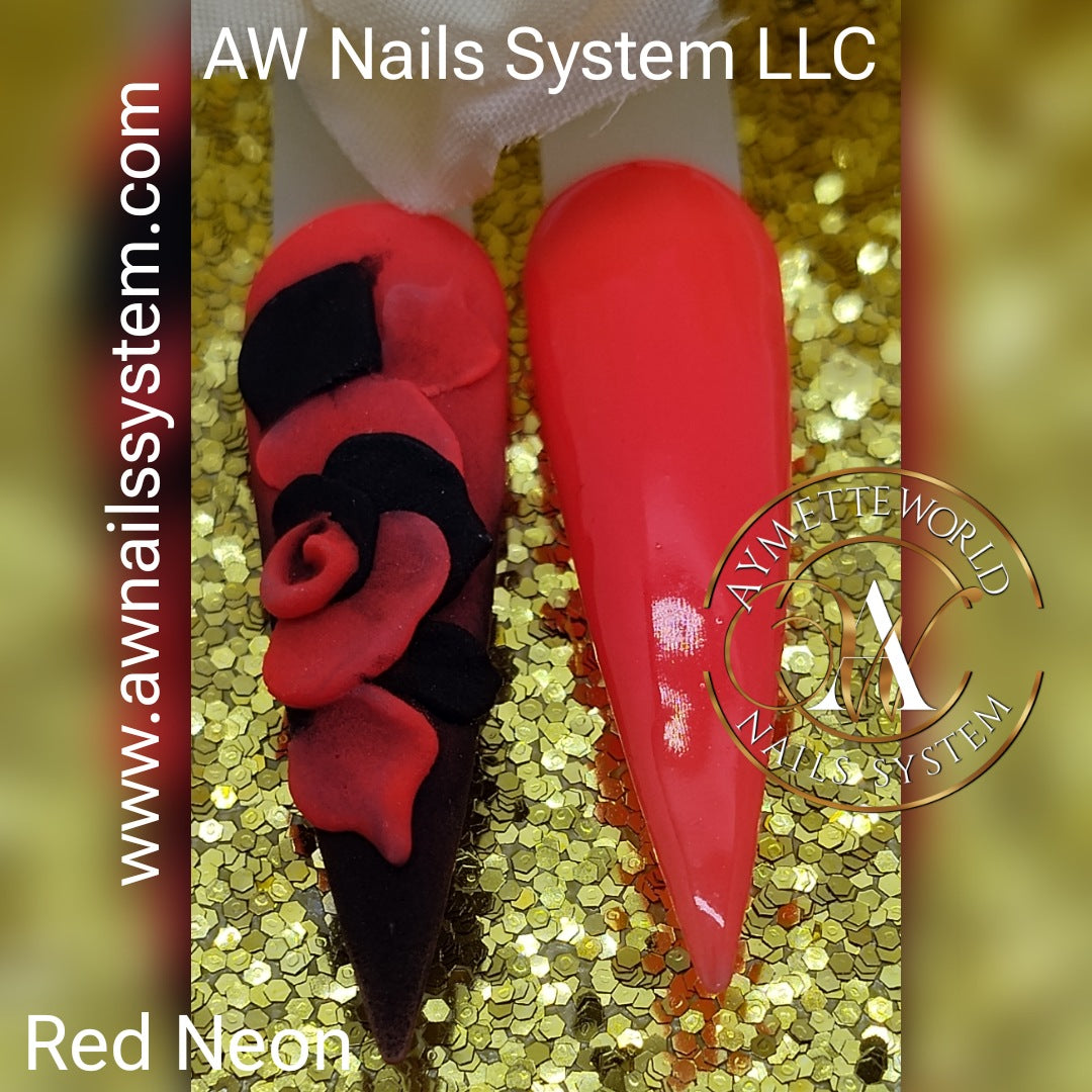 Red Acrylic Powder Variety 20g, 1oz y 1.2oz
