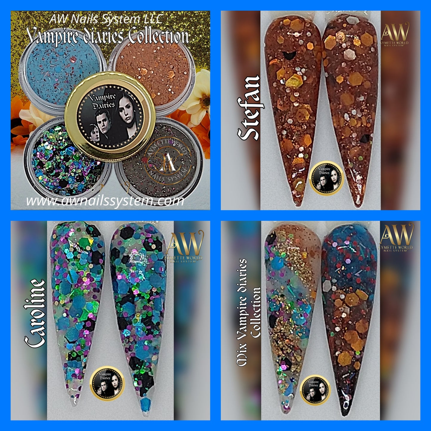 Acrylic Powder Collections Variety 10g, 20g, 1 oz