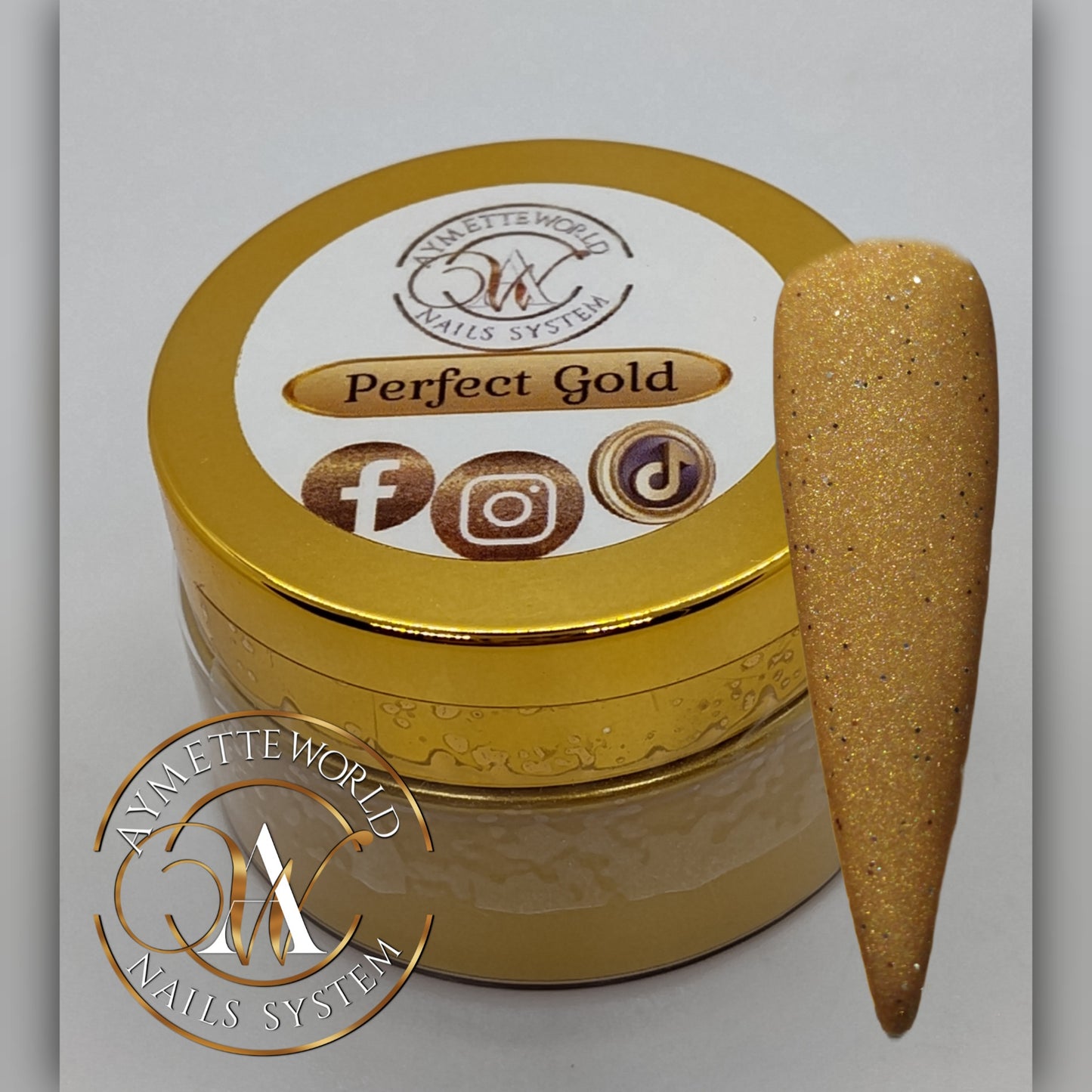 Gold Acrylic Colors variety 20g, 1oz