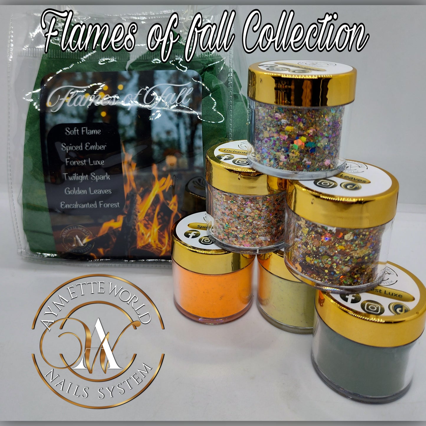 Colecciones de acrílico 10g, 20g, 1 oz