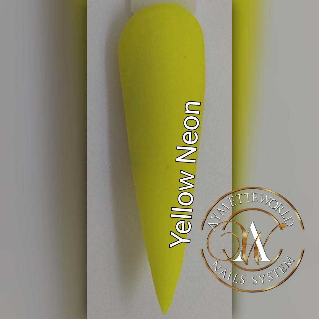 Yellow Acrylics Powder Variety 20g, 10z y 1.2oz