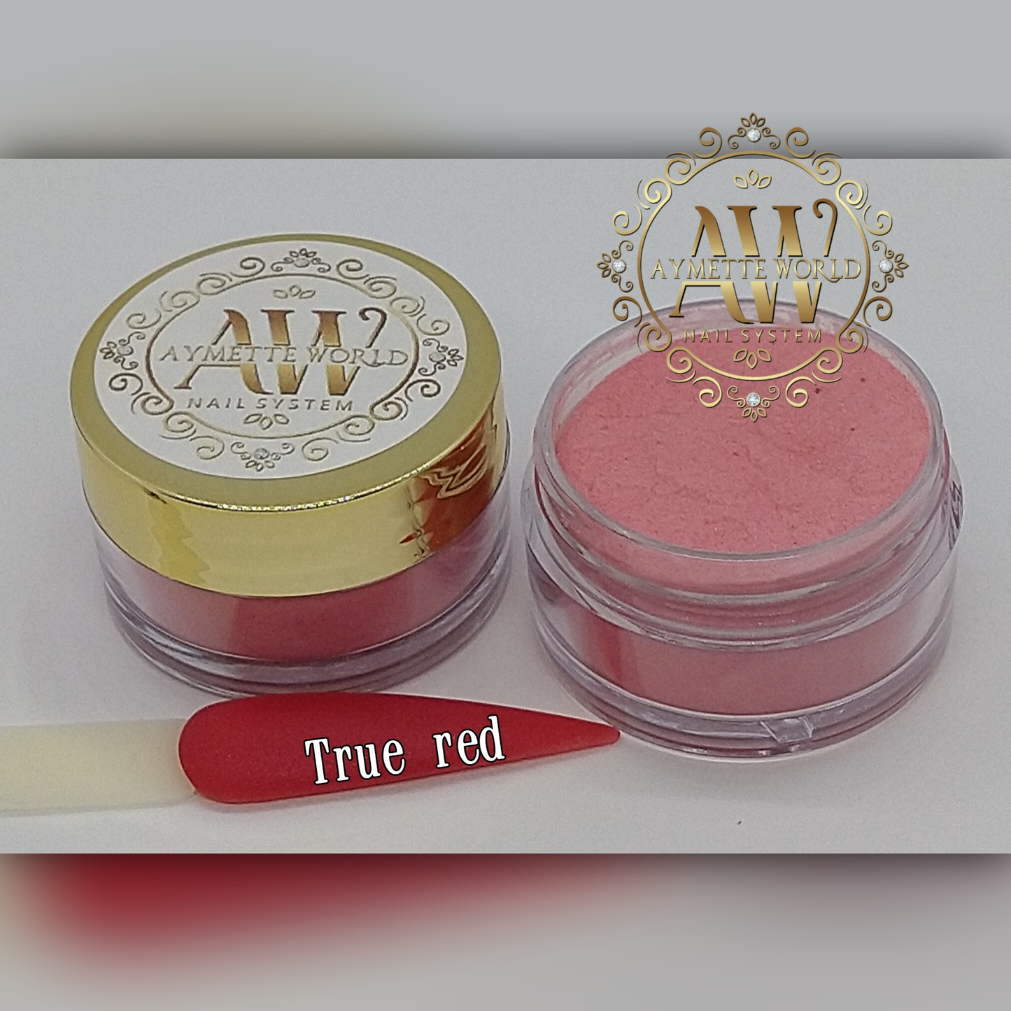 Red Acrylic Powder Variety 20g, 1oz y 1.2oz
