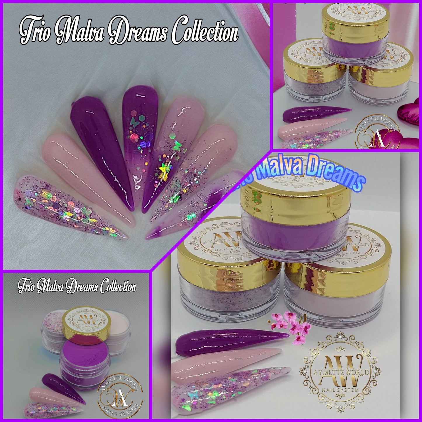 Acrylic Powder Collections Variety 10g, 20g, 1 oz