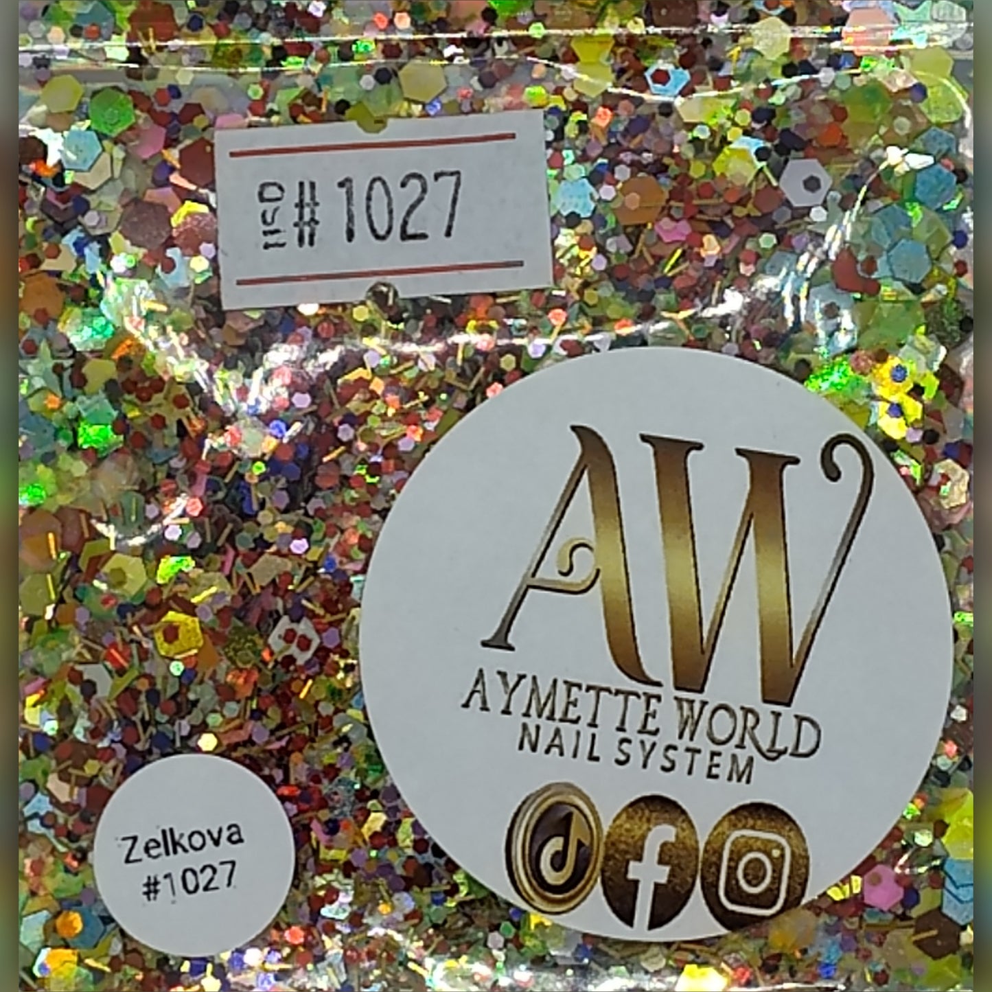 Glitter mix Zelkova #1027 en bolsa 🛍️