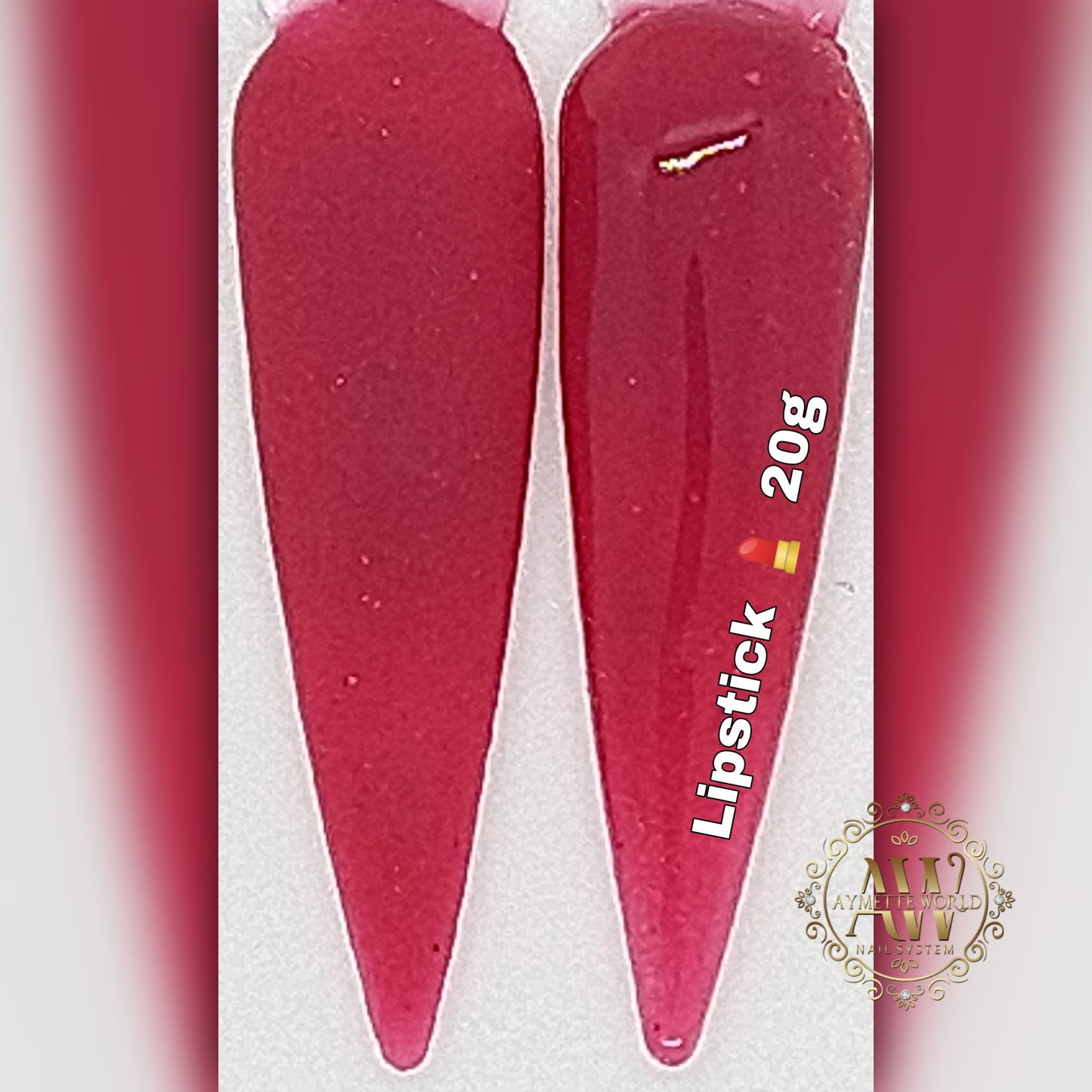 Red Acrylic Powder Variety 20g, 1oz y 1.2oz