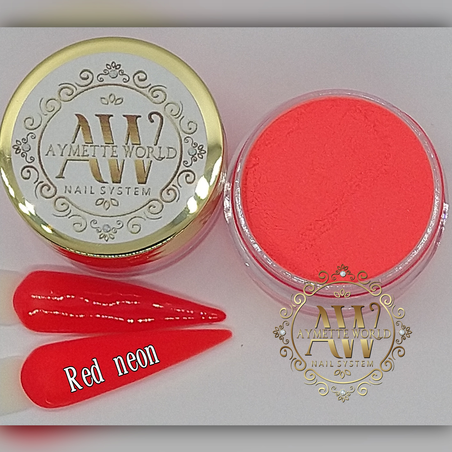 Red Acrylic Powder Variety 20g, 1oz y 1.2oz