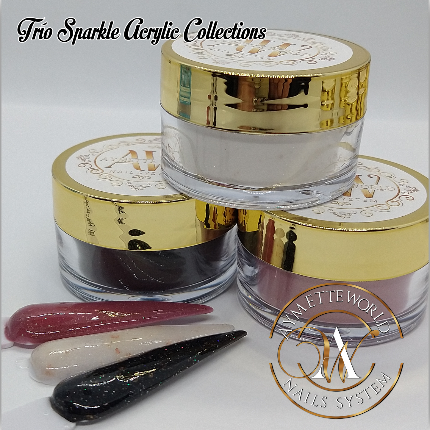 Acrylic Powder Collections Variety 10g, 20g, 1 oz