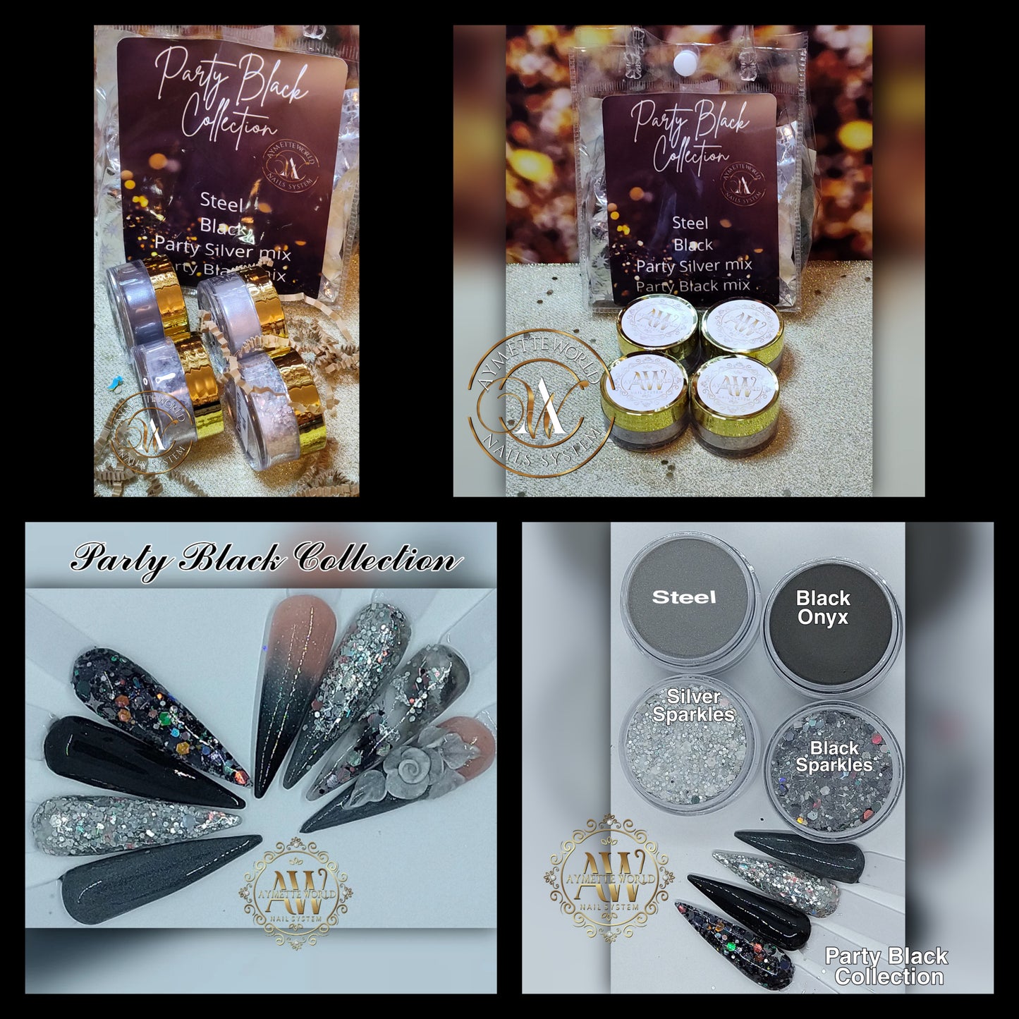 Acrylic Powder Collections Variety 10g, 20g, 1 oz