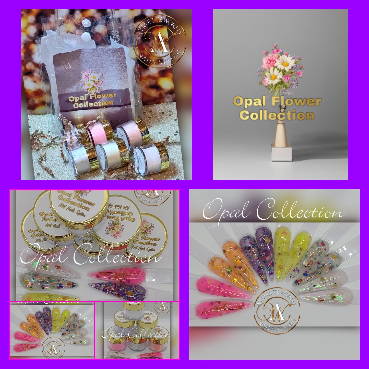 Acrylic Powder Collections Variety 10g, 20g, 1 oz