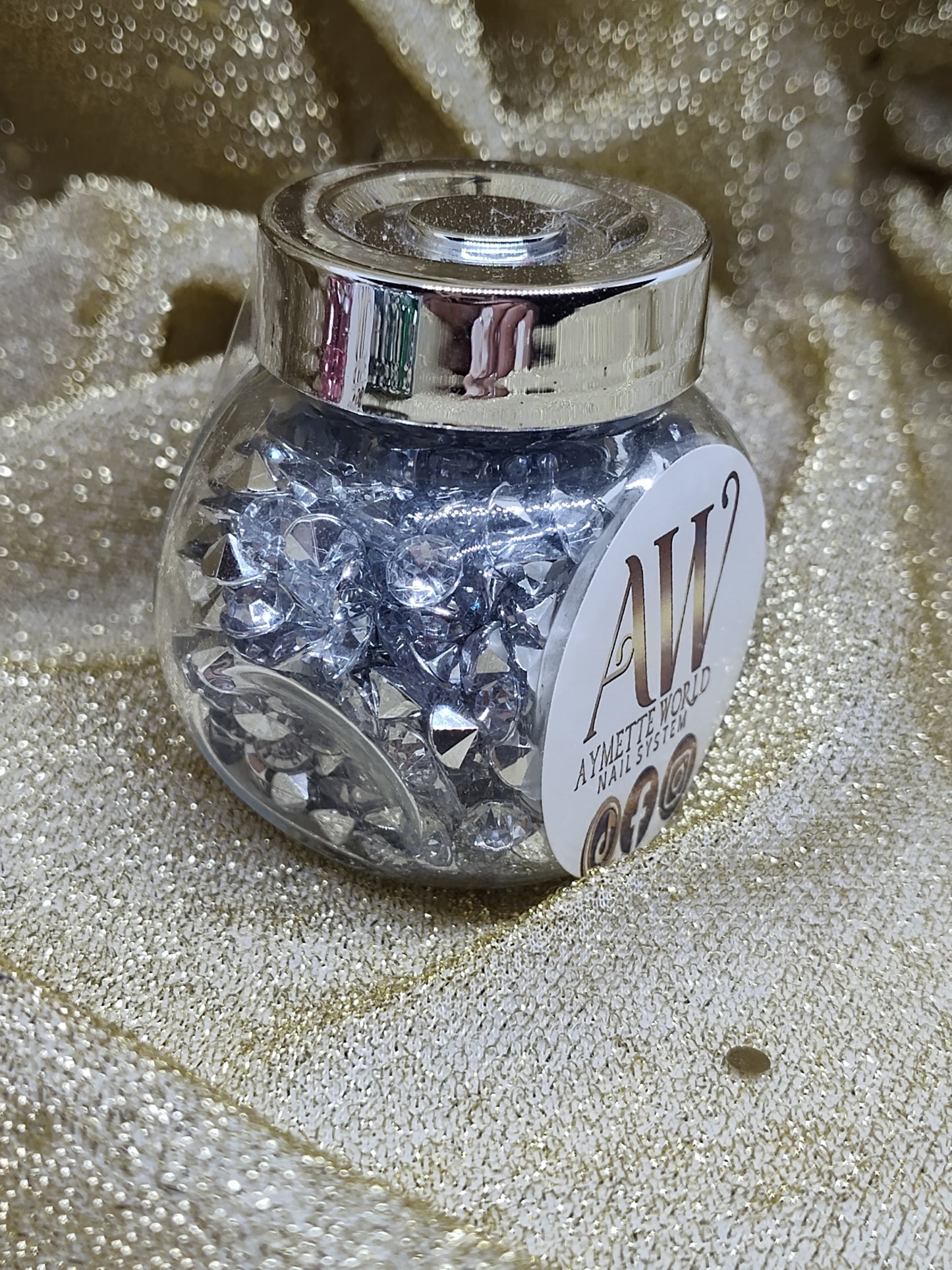 Rhinestones Large Jar variety