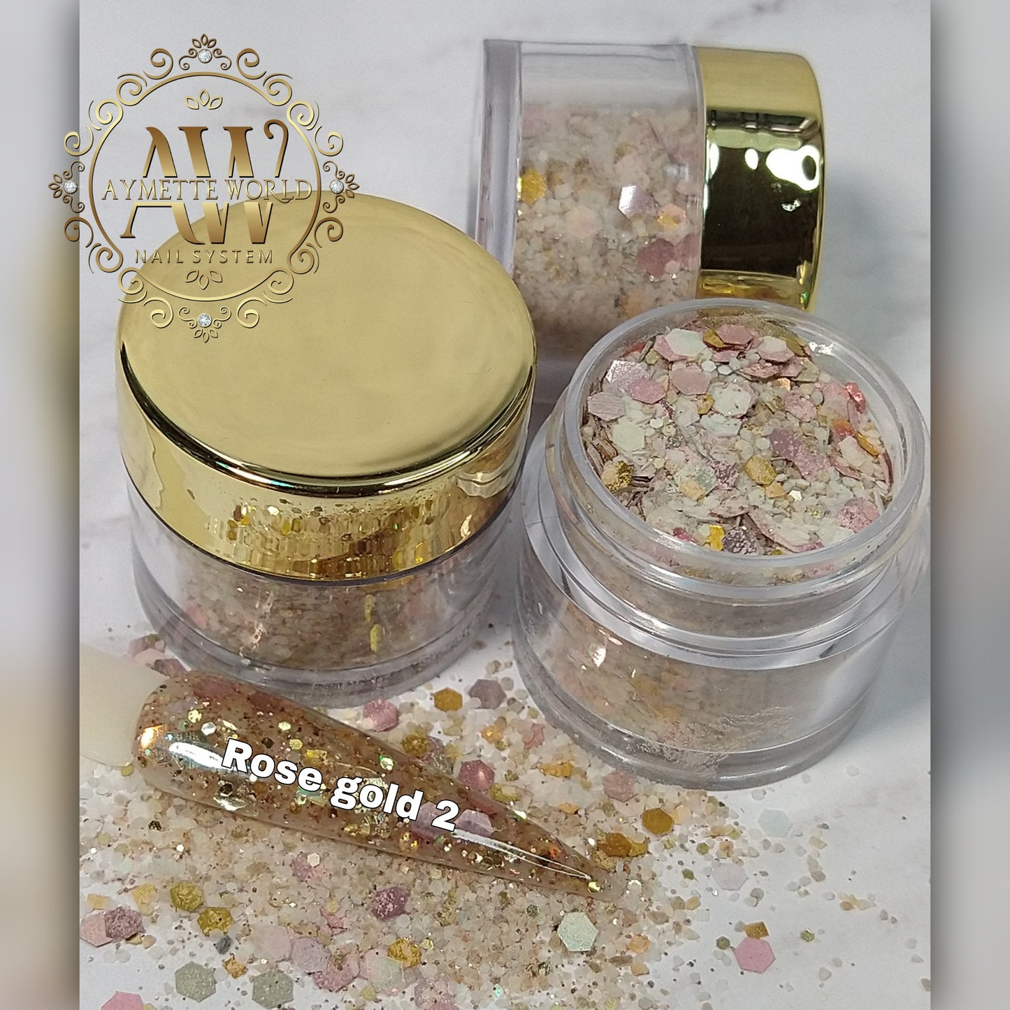 Sand mix Rose gold 10g