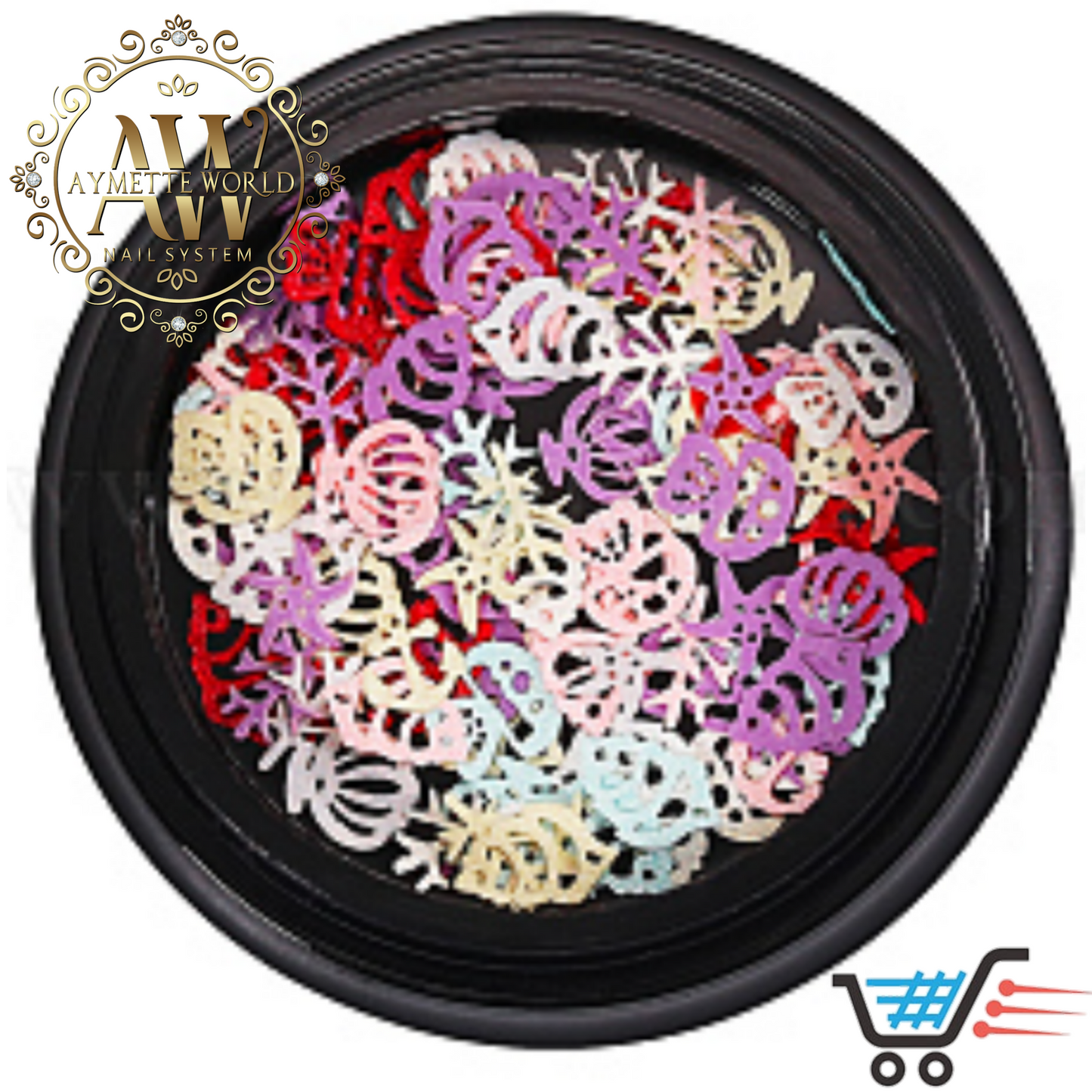 Mix de conchas, peces, estrellitas y más #69 F