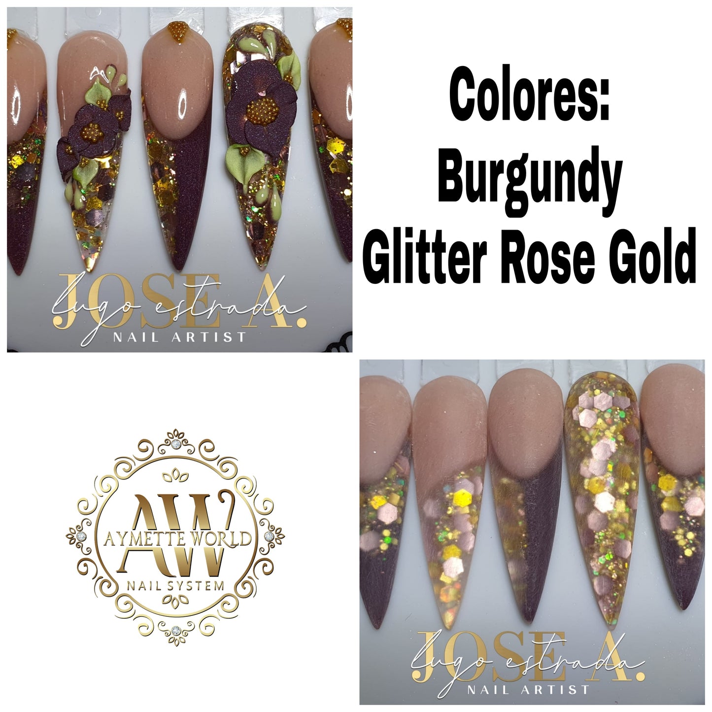 AW Acrylic Burgundy 20g