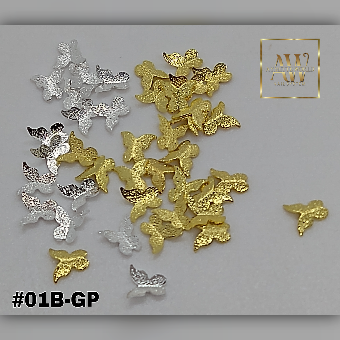 Mariposas mixtas silver & gold #01B-GP