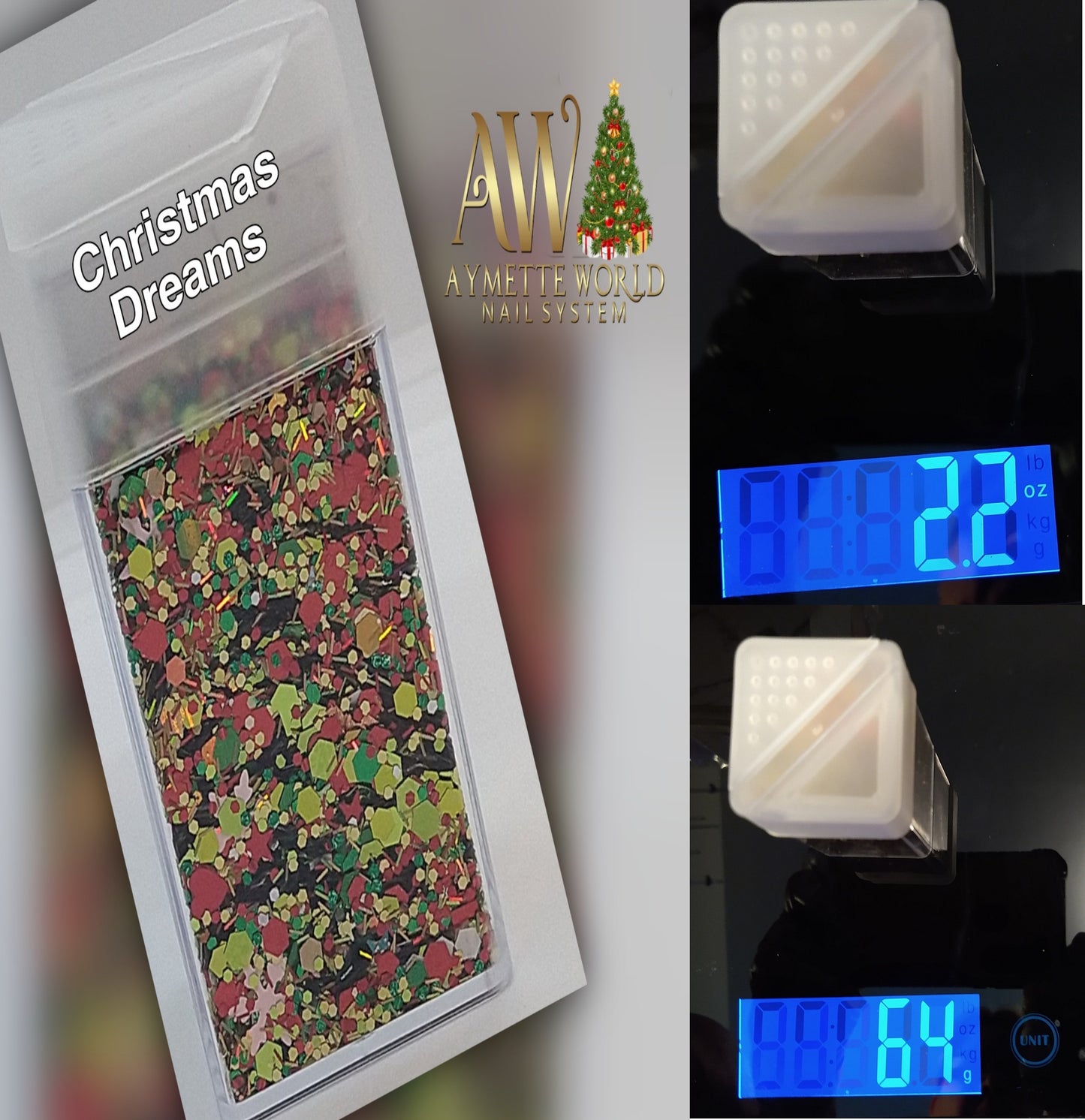 AW Glitters Christmas Dreams mix 2.2 oz