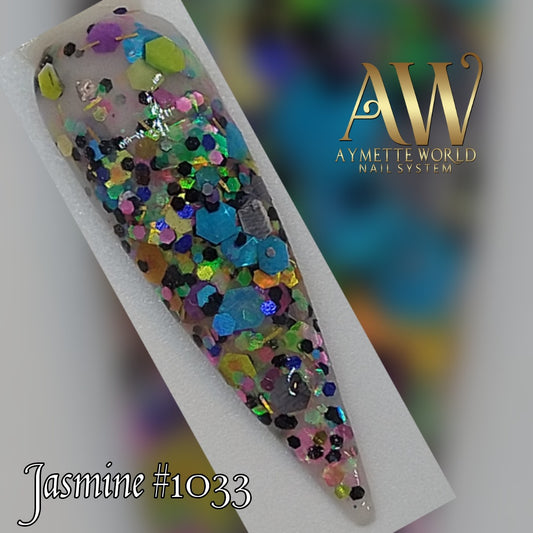 Glitter mix Jasmine #1033 en bolsa ποΈ