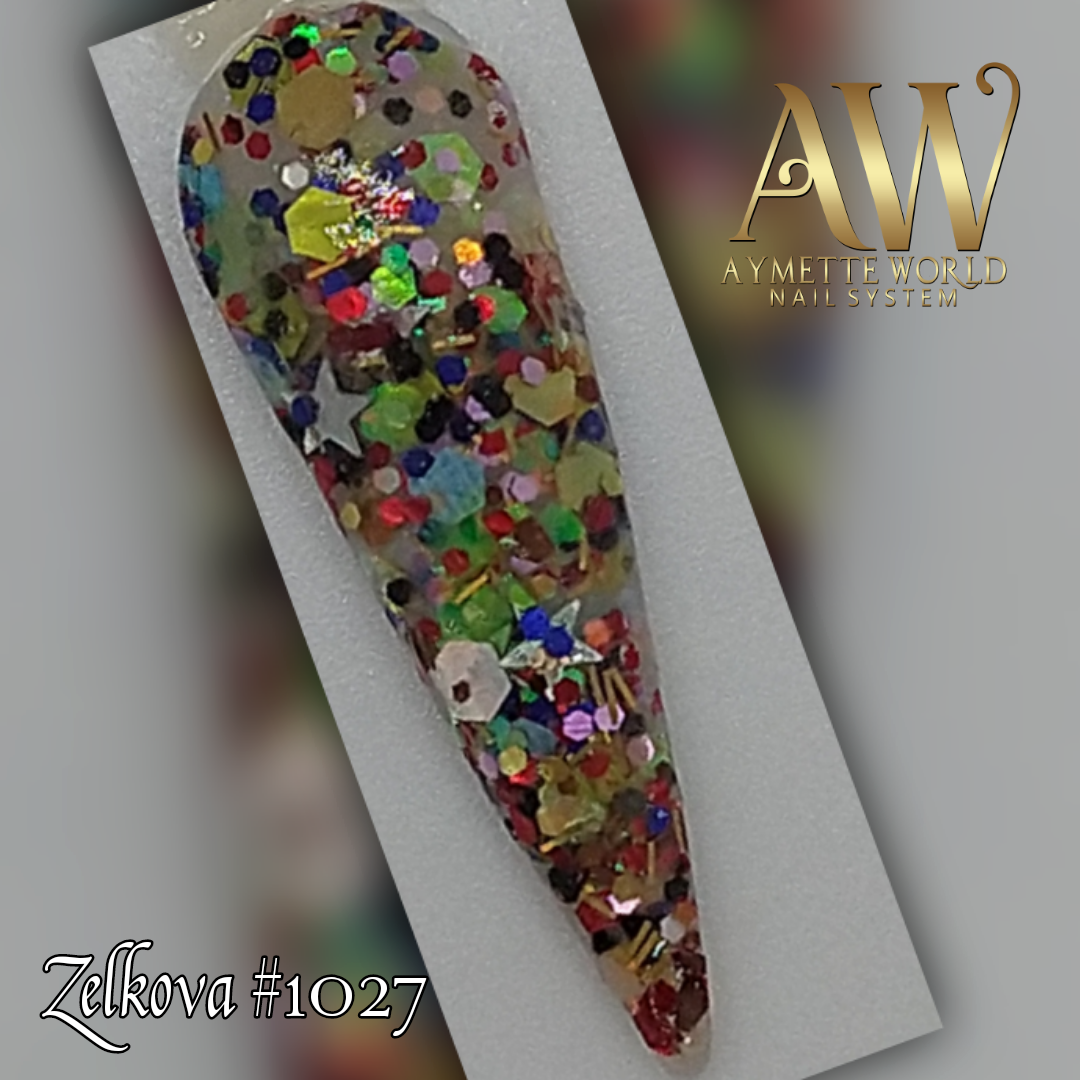 Glitter mix Zelkova #1027 en bolsa 🛍️