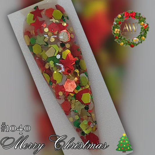 AW Glitters Merry Christmas mix  en bolsa 🛍️