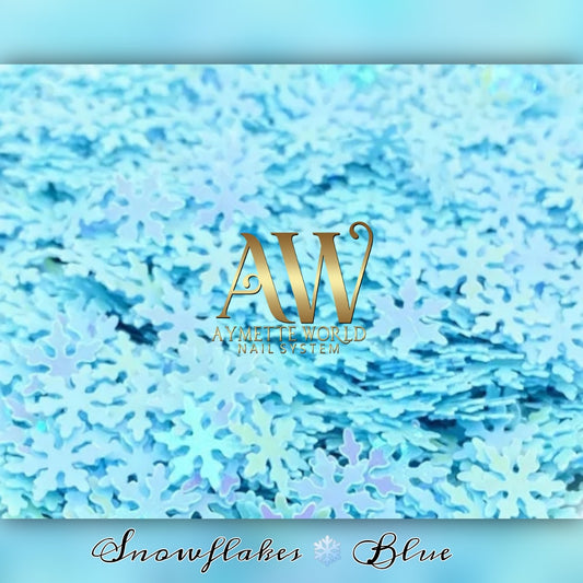 Snowflakes Blue #1049
