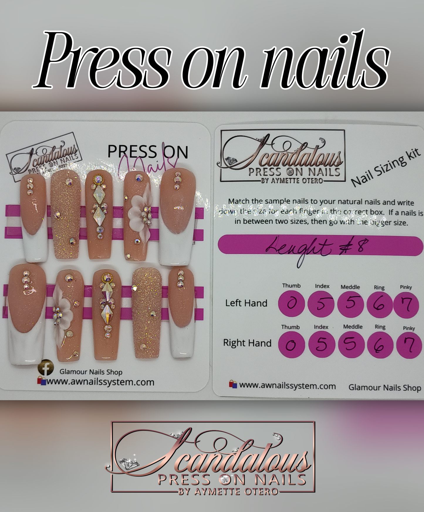 Press on nails #MK8