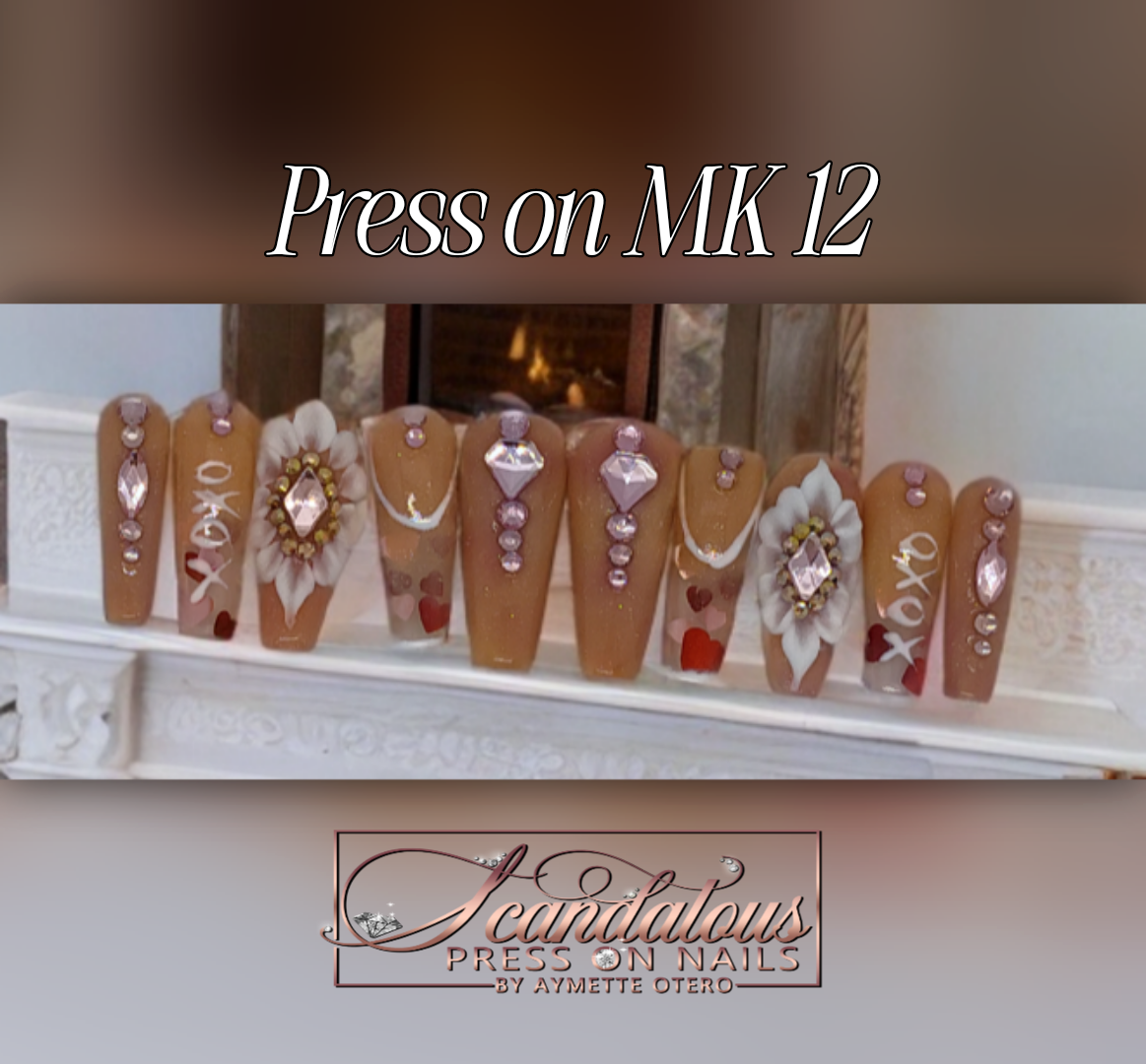 Press on nails MK 12