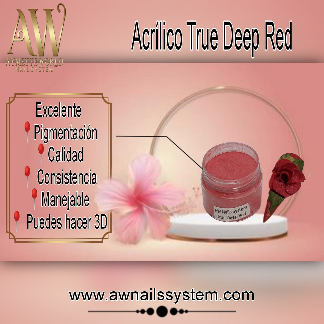 AW Acrylic True Deep Red 1.2 oz