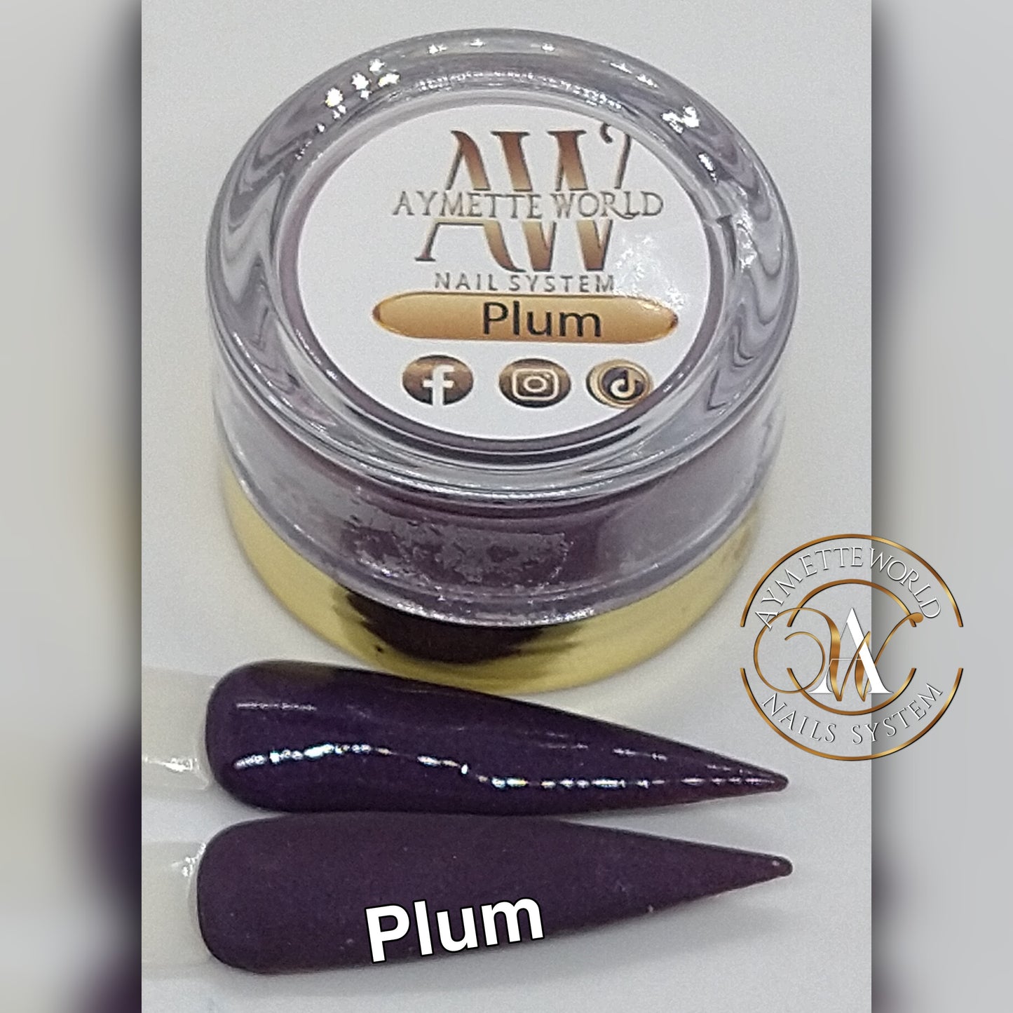 AW acrylic Plum 20g