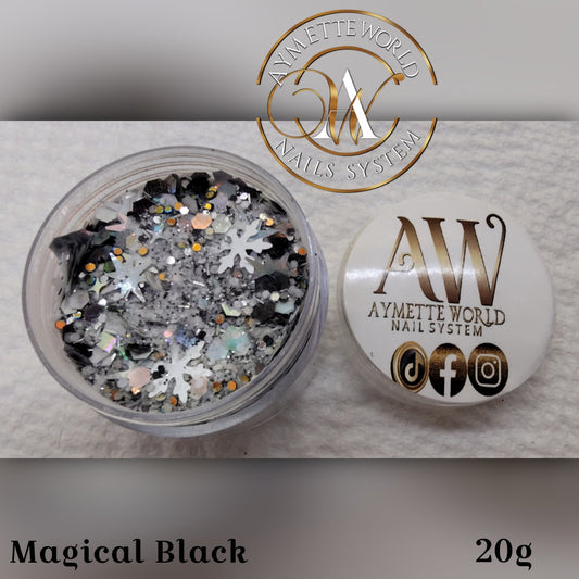 Glitter Magical Black 1 oz