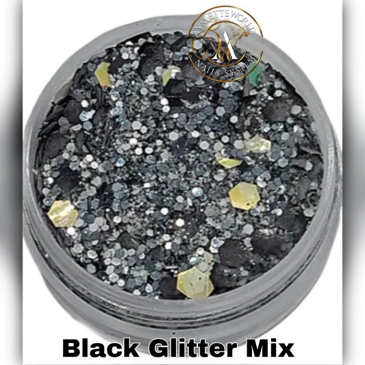 Glitter Black Mix 20g