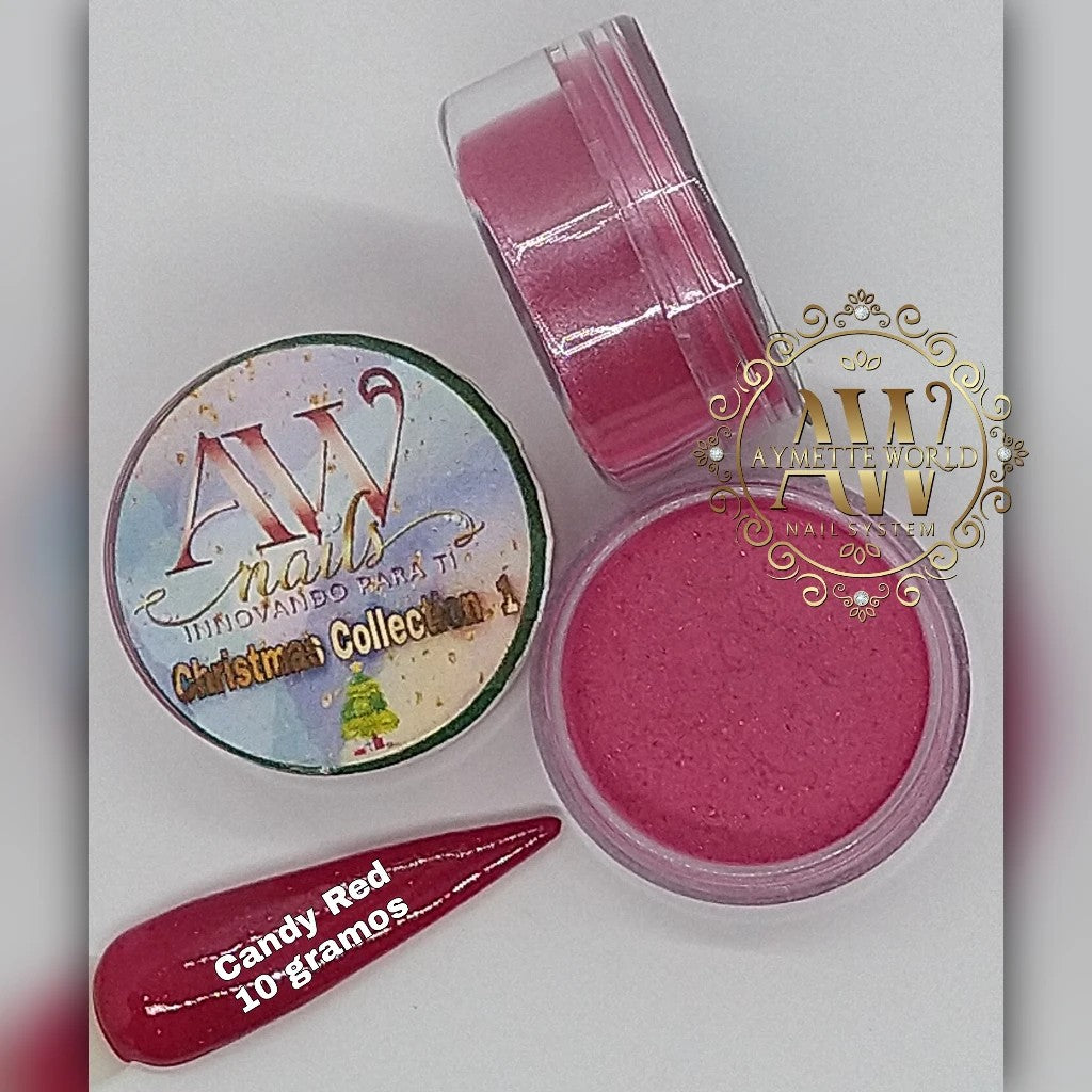 Red Acrylic Powder Variety 20g, 1oz y 1.2oz