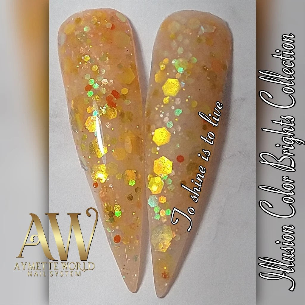 Orange Acrylic powder variety 20g