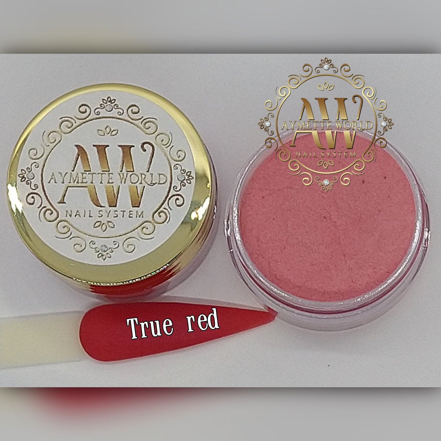 Red Acrylic Powder Variety 20g, 1oz y 1.2oz
