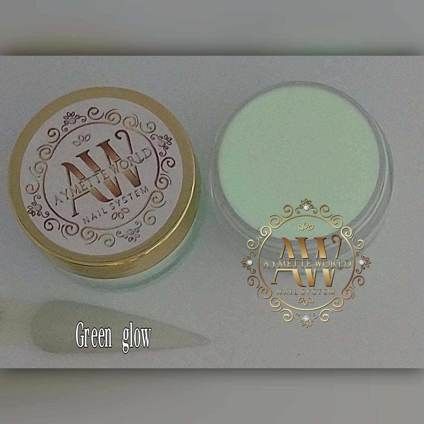 Green acrylic variety 20g, 1oz, 1.2ox
