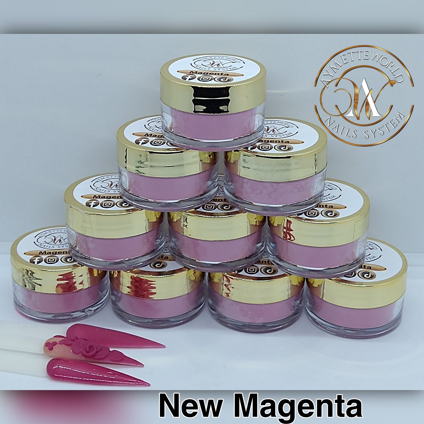 Roses Acrylic Powder Variety 20g, 1.2oz
