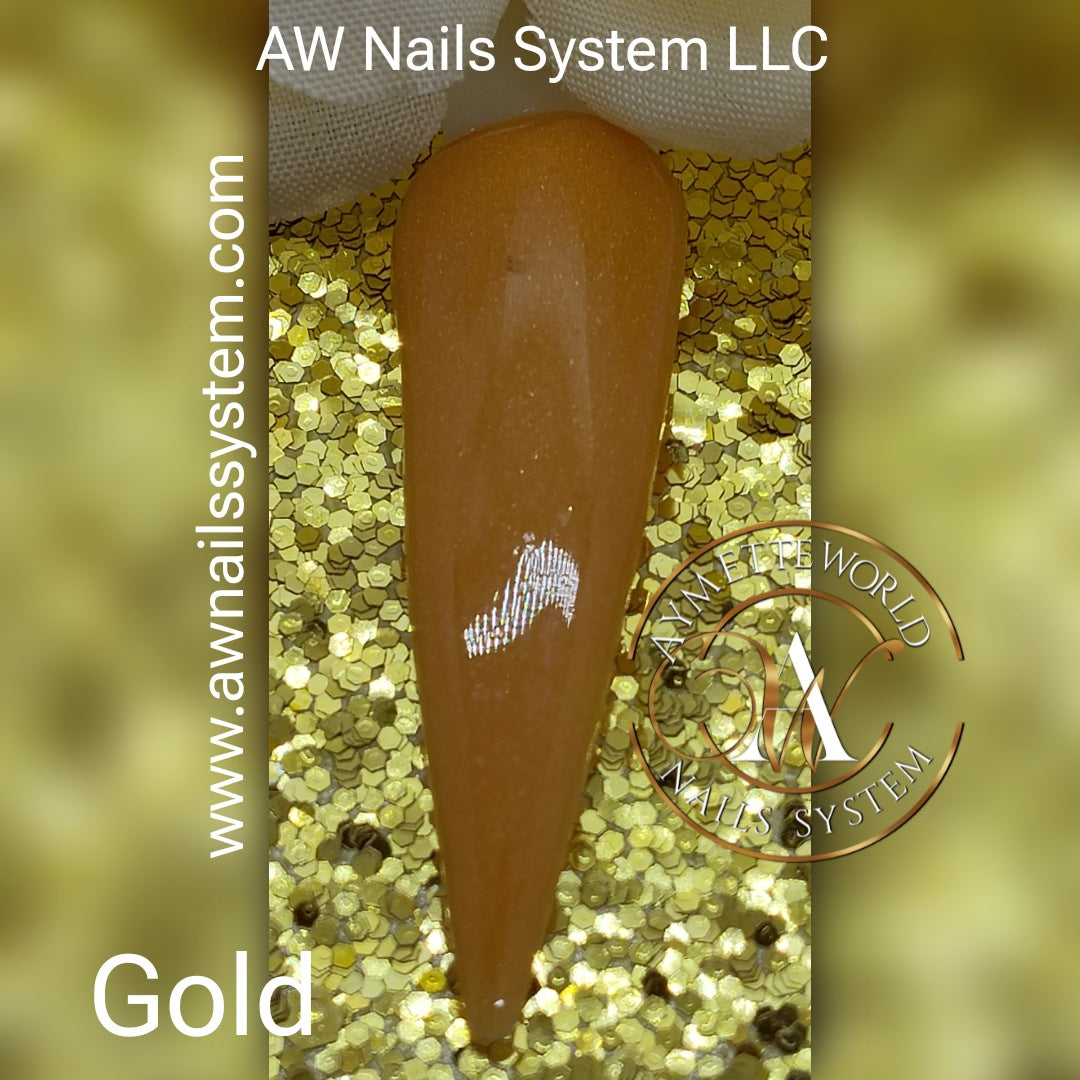Gold Acrylic Colors variety 20g, 1oz