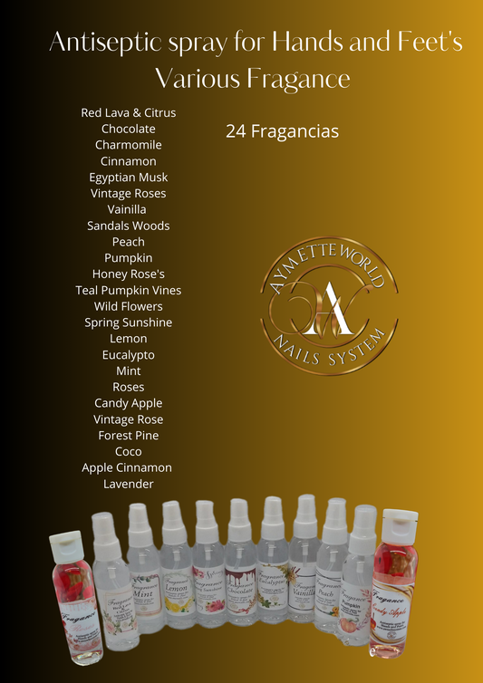 Antisépticos con fragancias esenciales.