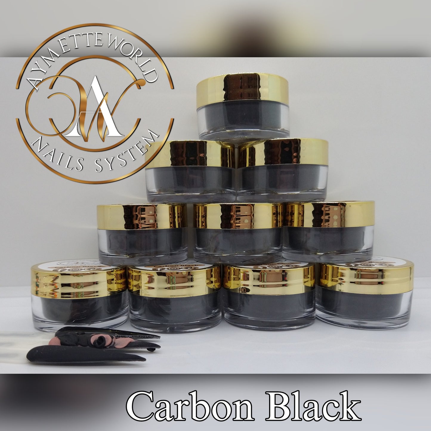 Black Acrylics Powder Variety 20g