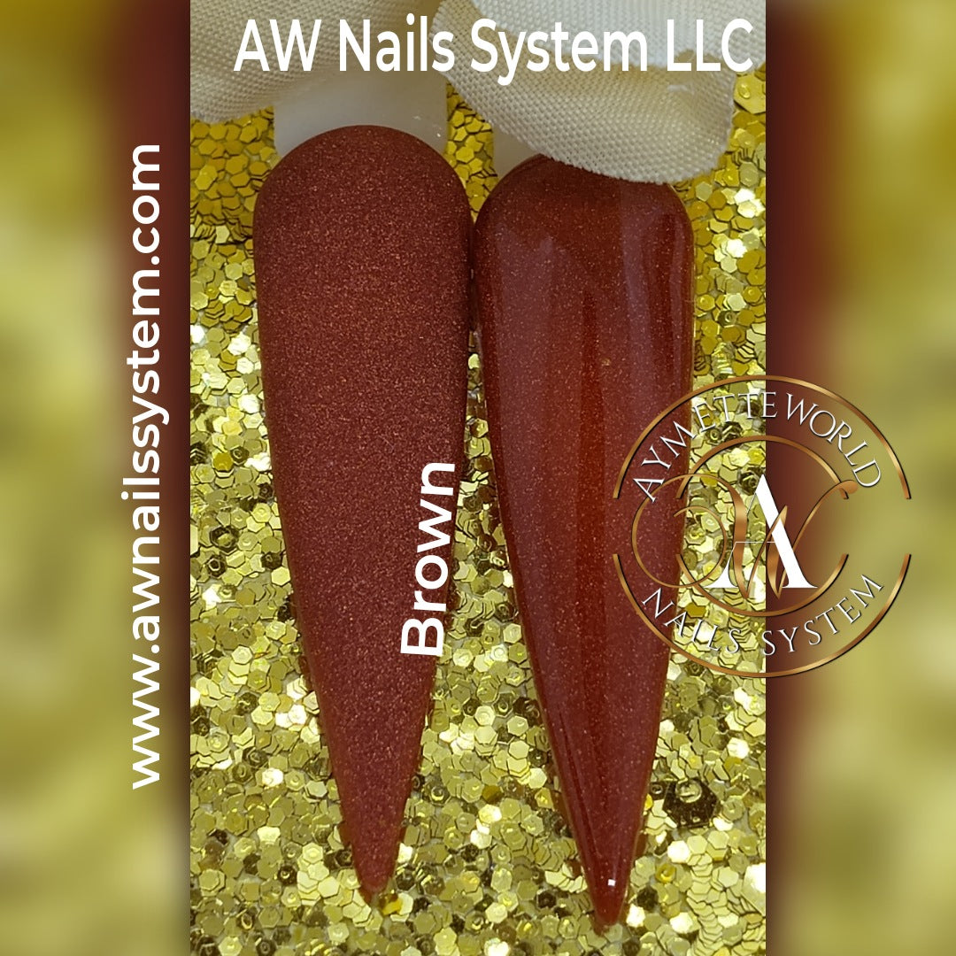 Brown Acrylic powder variety 20g