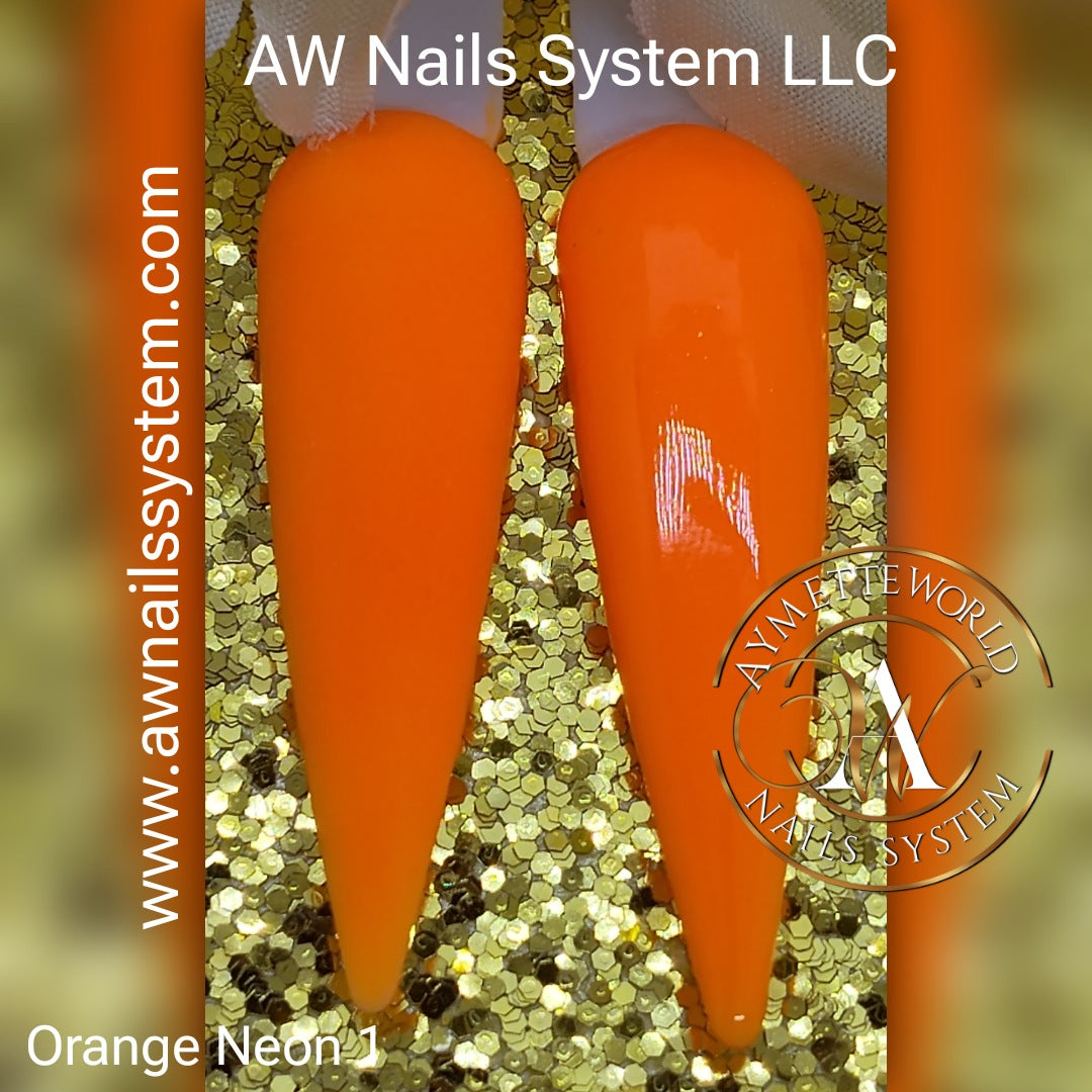 Orange Acrylic powder variety 20g