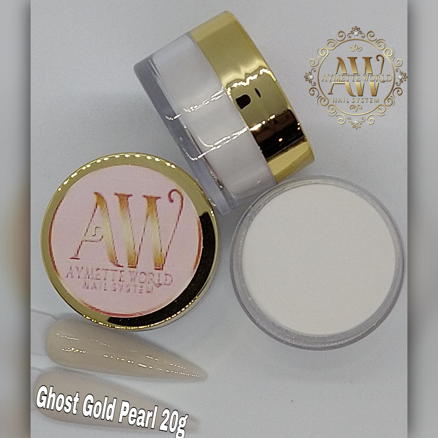 White Acrylic Powder Variety 10g, 20g, 1oz, 1.2oz