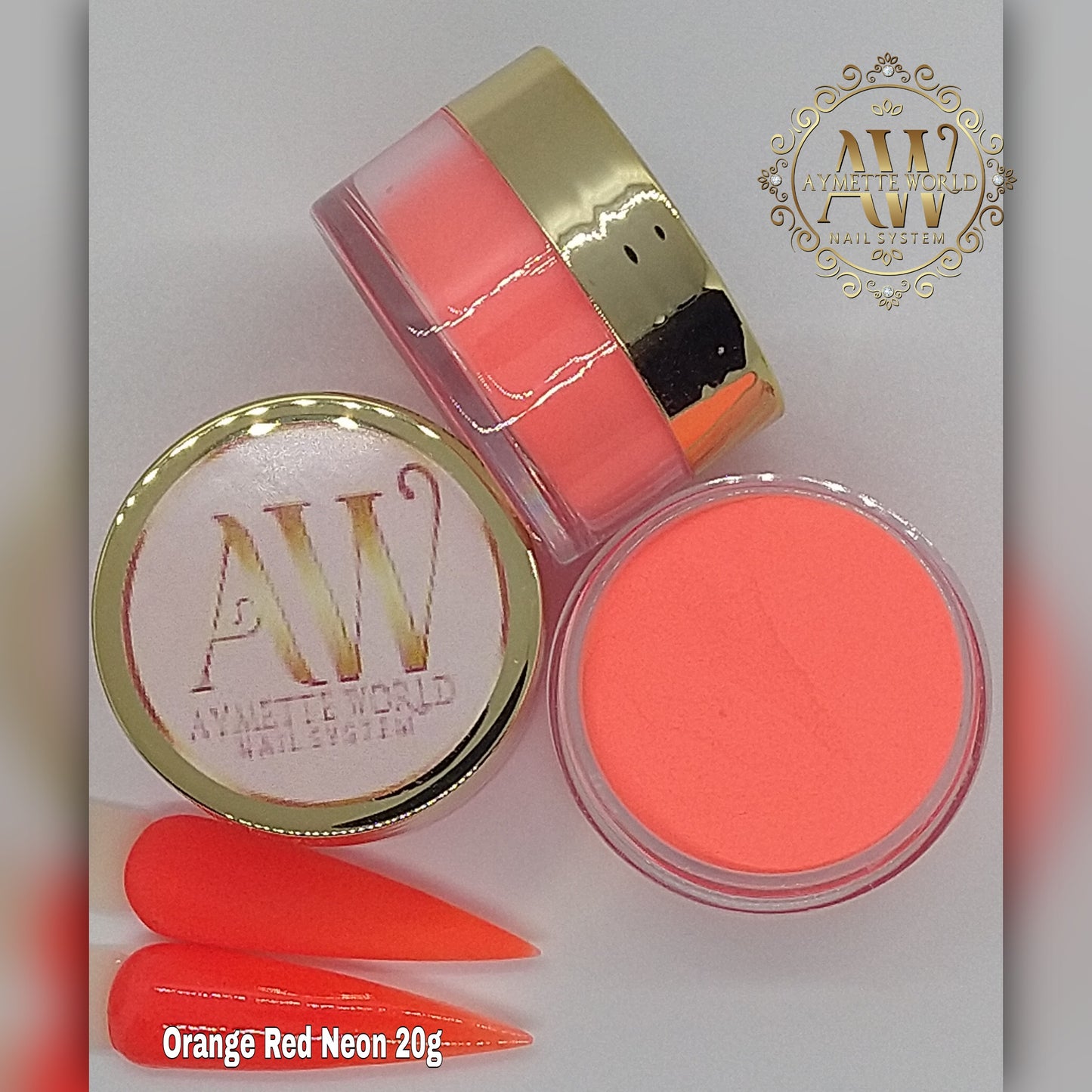 Orange Acrylic powder variety 20g
