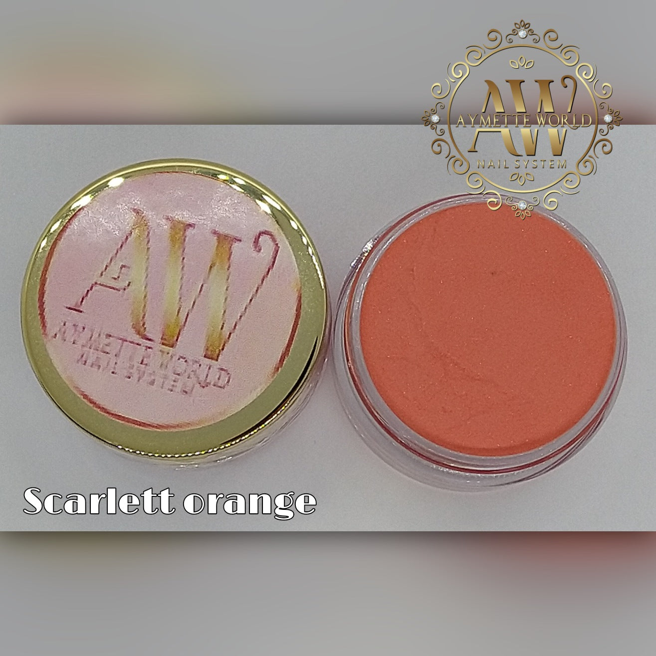 Orange Acrylic powder variety 20g