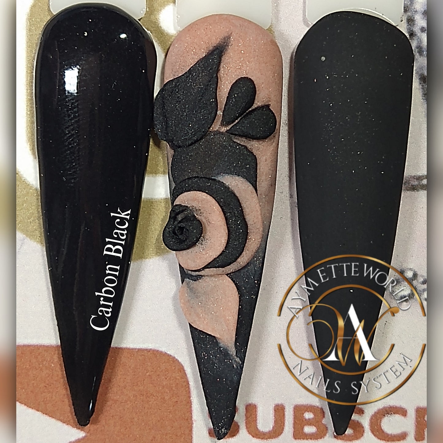 Black Acrylics Powder Variety 20g