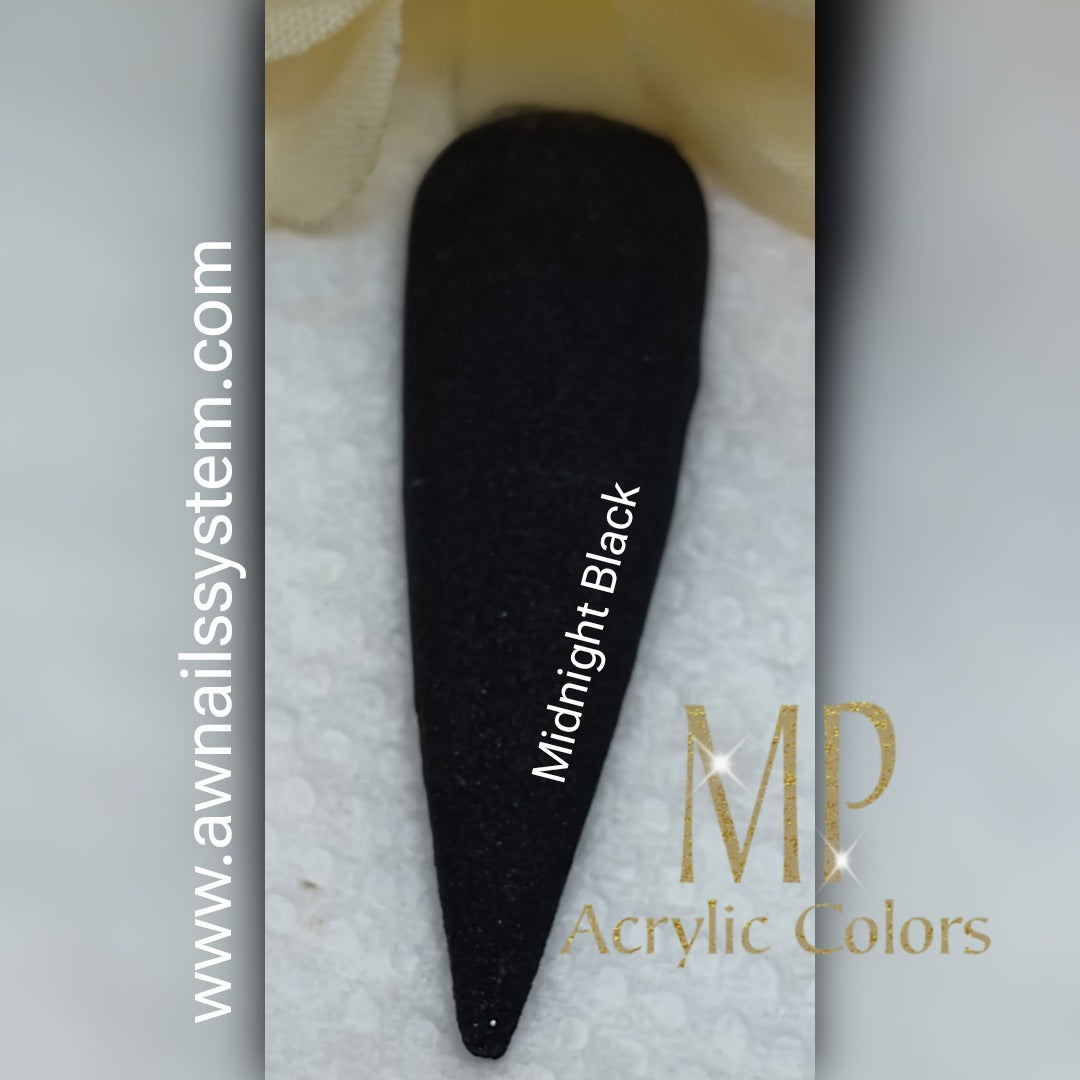 Black Acrylics Powder Variety 20g