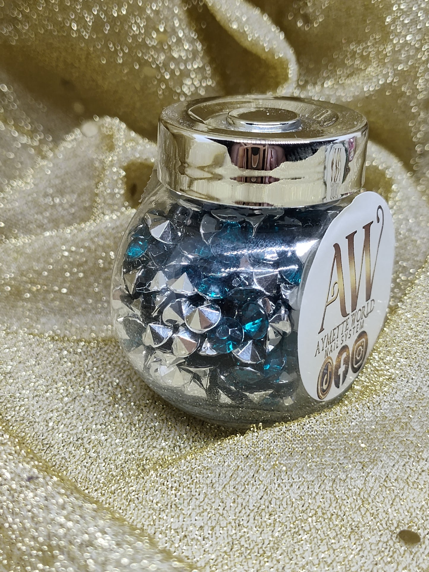Rhinestones Large Jar variety