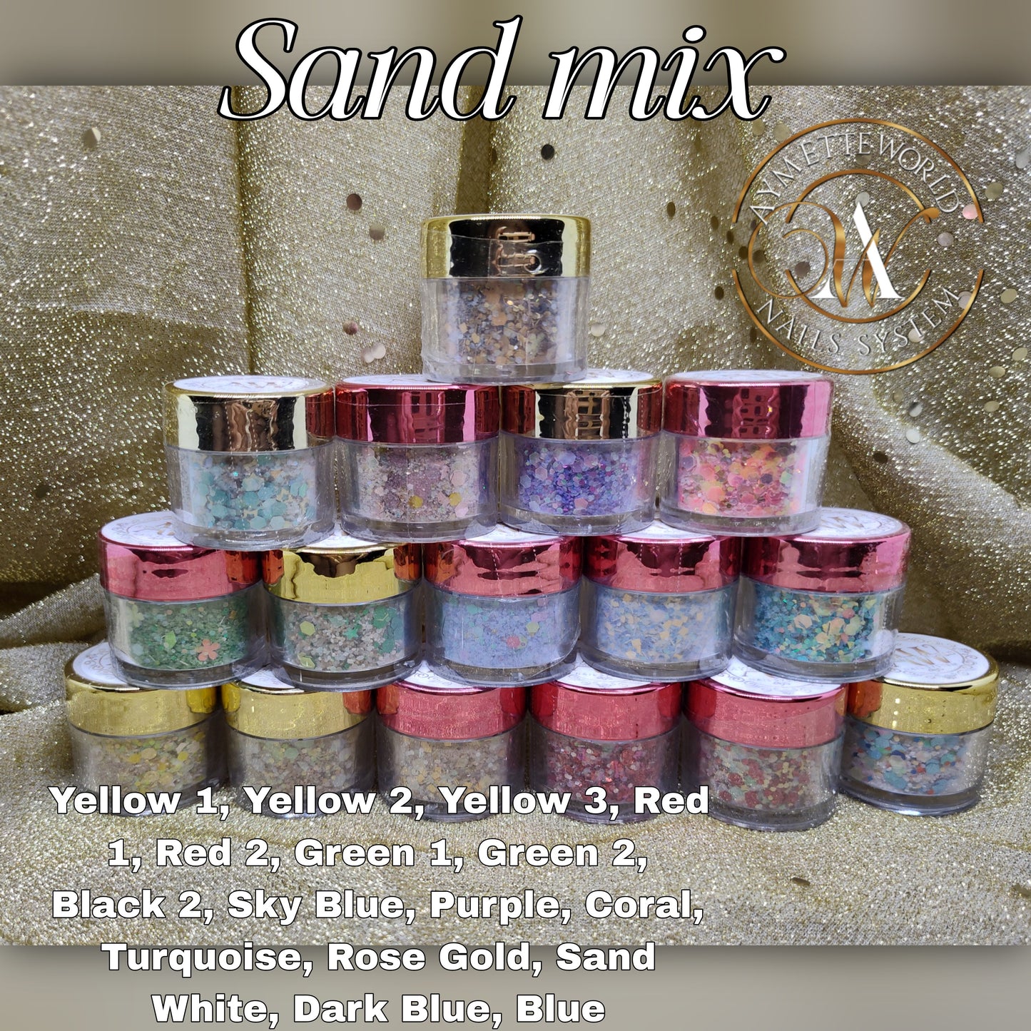 Sand Mix Variety 10g,20g, 1oz