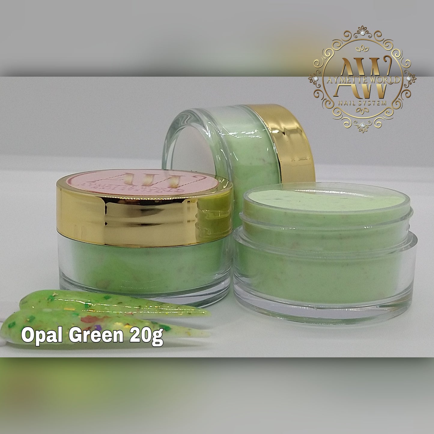 Green acrylic variety 20g, 1oz, 1.2ox